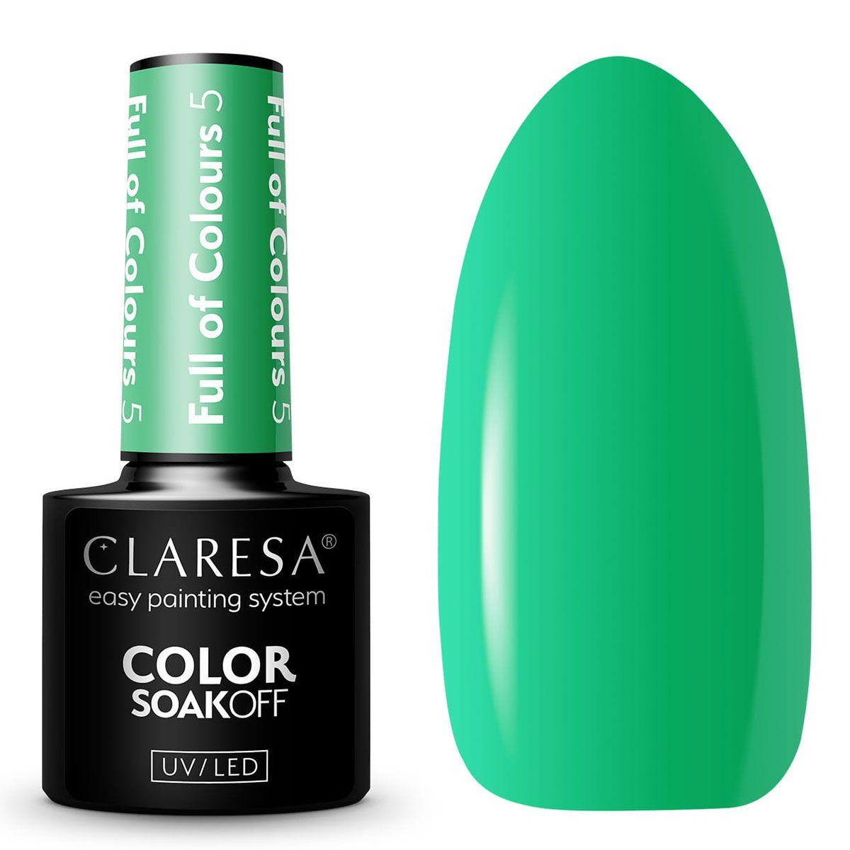 Claresa UV LED Gel Polish 5ml fuld af farver 5