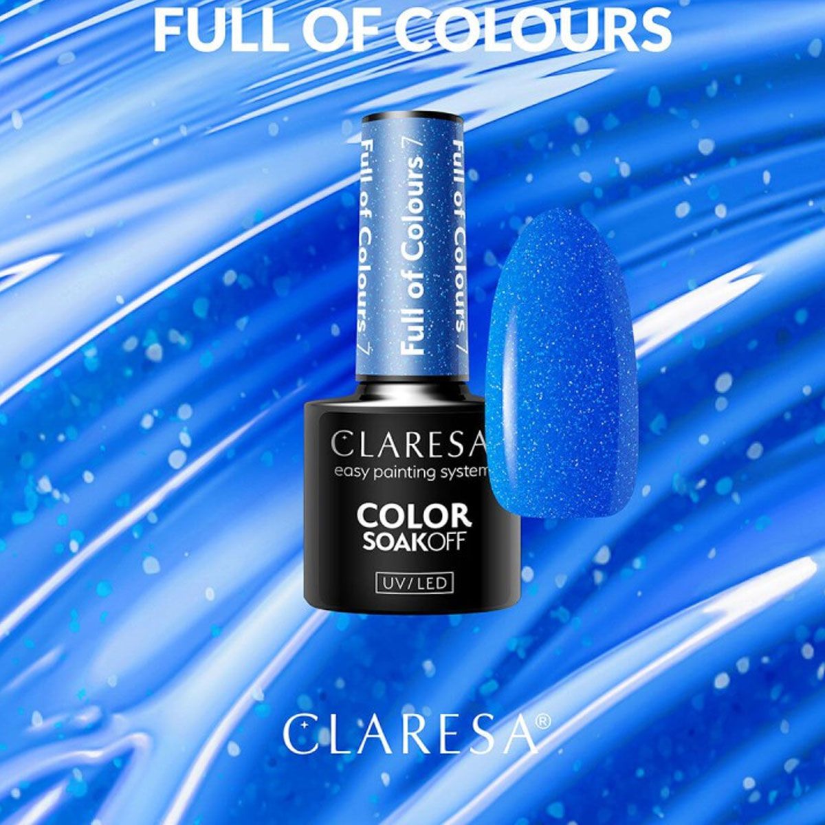 Claresa UV LED Gel Polish 5ml fuld af farver 7