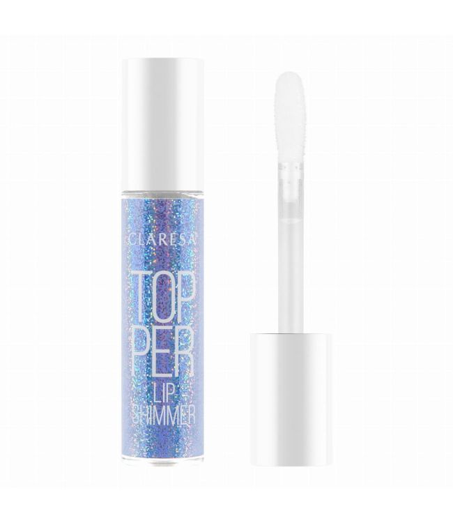 Claresa topper lip shimmer 02 blæste blå