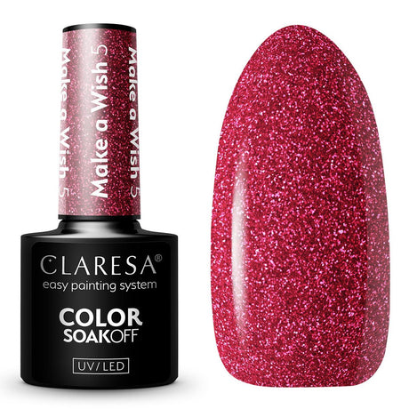 Claresa UV LED Gel Polish 5ml Giv et ønske 5