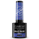 Claresa rainbow jello base coat blå 5ml