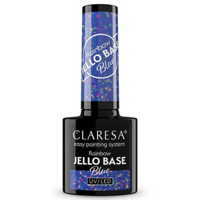 Claresa rainbow jello base coat blå 5ml