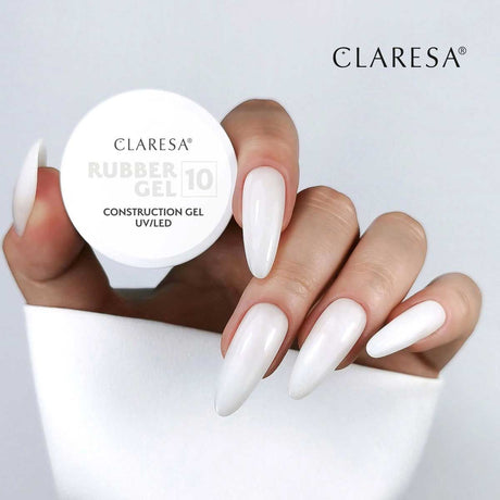 Claresa gummigel 10 mælkehvid 45gr.