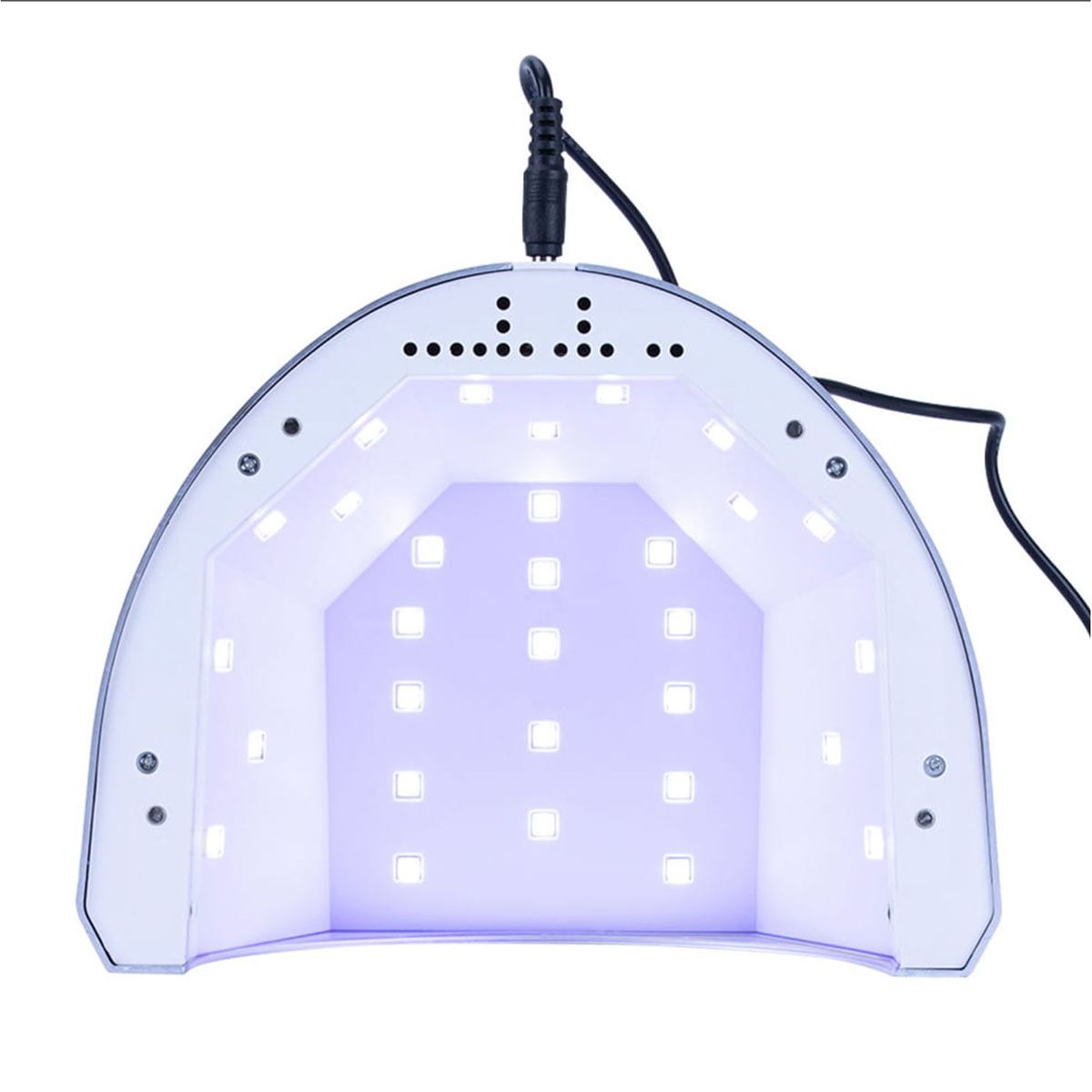 Stilistisk L1 UV LED-lampe dobbelt 48W hvid