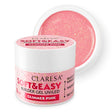 Claresa keratin blød easy builder gel glimmer pink 12gr.