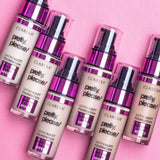 Claresa satin mat foundation smuk, tak! 02 lys 34gr.
