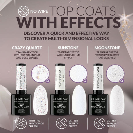 Claresa top moonstone no wipe 5ml