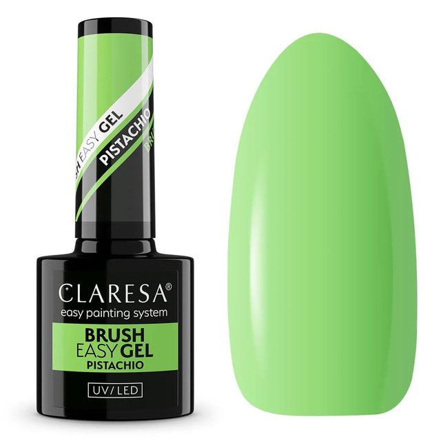 Claresa børste easy gel pistacie 5ml