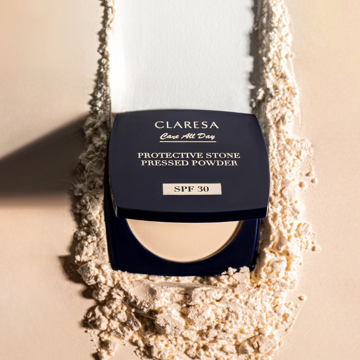 Claresa beskyttelsessten presset pulver spf 30 10gr.