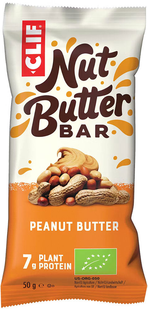 Clif bar nøddesmør fyldt bar 50g