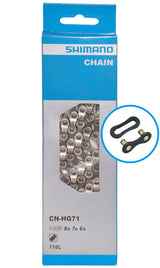 Shimano cn-hg71c 6 7 8-trins kæde med lynkobling