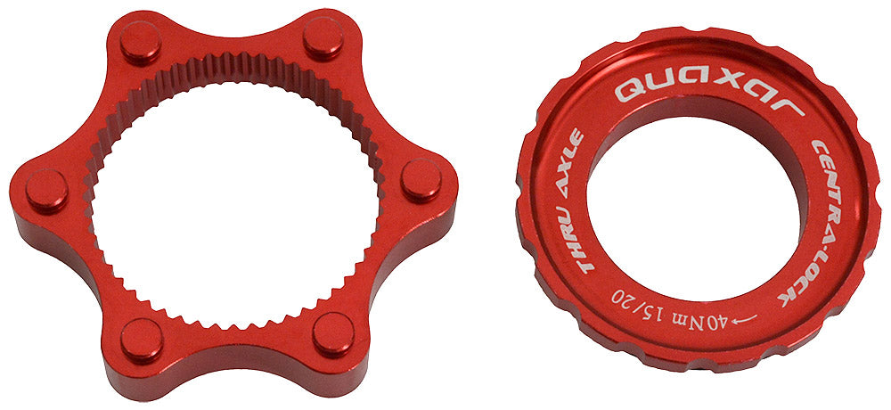 Quaxar cnc centerlock adapter til 15 20mm aksel