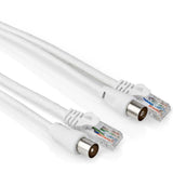 Abi coax + cat6 kabel - 1,5 meter