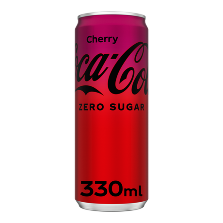 Coca-cola zero cherry blik (24x 33cl)