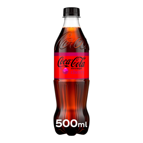 Coca-cola zero kirsebærhætte (12x 50cl)