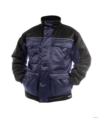 Dassy vinterjakke Tignes marine sort s