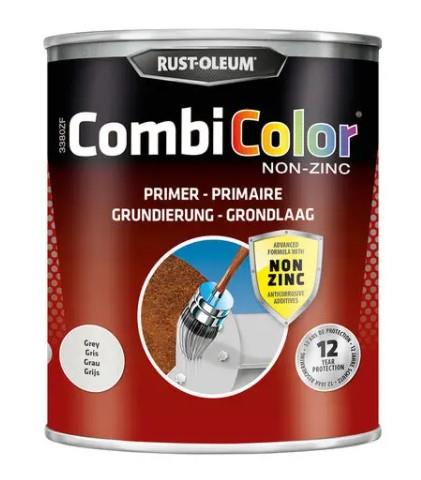 Rust-oleum combicolor non-zink anti-rust primer grå 750ml