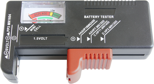 Con:p batteritester analog - b29821