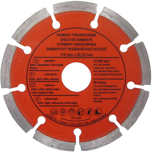 Con:p diamantslibeskive beton 115mm - b23120