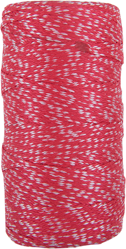 Con:p pp reb 1mm 6kg rød hvid bob 100m - b34178