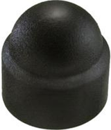 Connex dæksel hexagon m10 plastic 6 sort - ky4210031