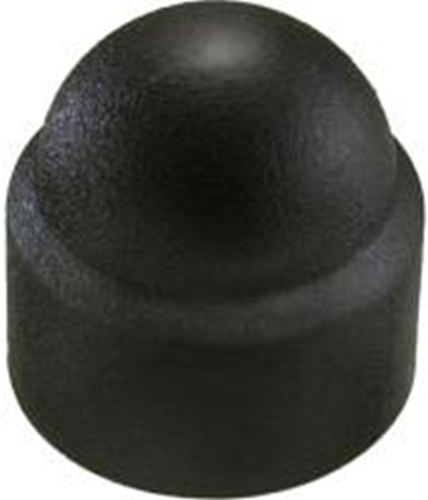 Connex dæksel hexagon m6 plastic 10 sort - ky4210027