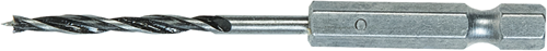 Connex bit - uneo træbor 3mm 1 4 rød - coxt978300