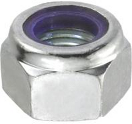 Connex låsemøtrik med nylon skive m6 10 stk a2 - ky4690006