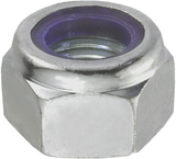 Connex låsemøtrik + nylonring m5 24stk rustfrit stål-a4 - dy4910005