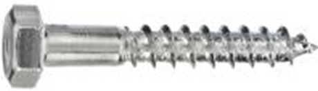 Connex trægevindbolt (6k) 6x40 6stk a2 - ky4526040
