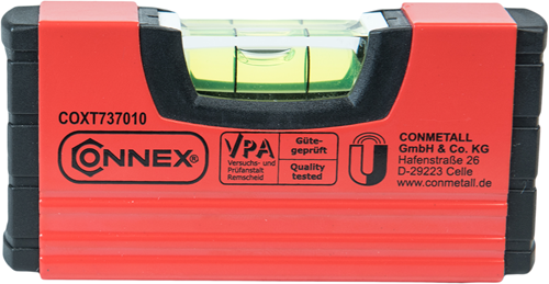 Connex mini vaterpas magnetisk 10cm - coxt737010
