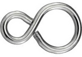 Connex s-krog lukket 27 mm 10 stk ni - ky6550015