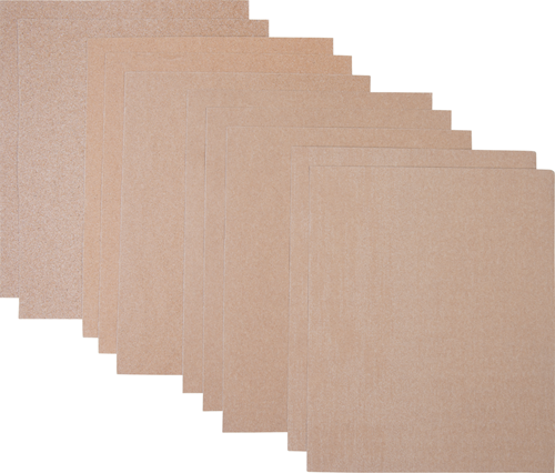 Connex sandpapirsæt flint 10 stk - cox980100