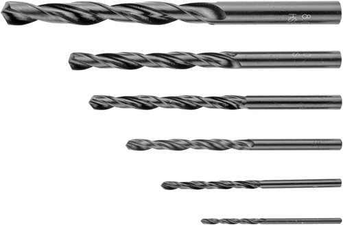 Connex sæt metalbor 2-8 mm 6 stk blå - cox972226