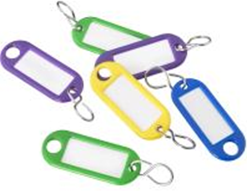 Connex nøglering plast 6 stk co - ky6200000