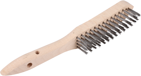 Copenhagen pro staalborstel | gietstaal | 4 rijen | houten handvat - 23.550.04