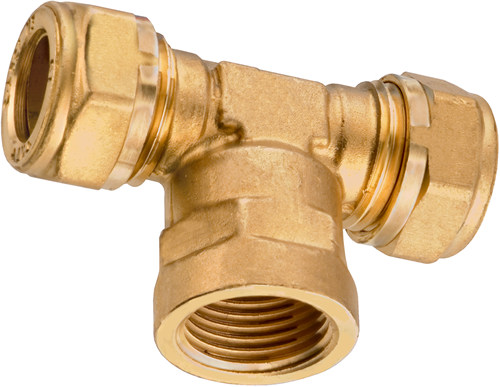Cornat kompressionskobling ms tee 22x1 2x22mm - tec583696