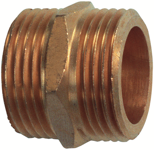 Cornat messing dobbelt nippel 3 4 - flor92750