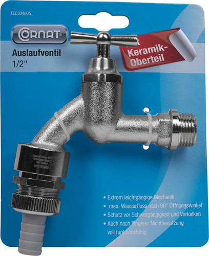 Cornat vaskemaskine vandhane keramik. 90? 1 2 ch - tec304005