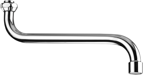 Cornat drejelig tud væghane S-form 250mm - tec3510021