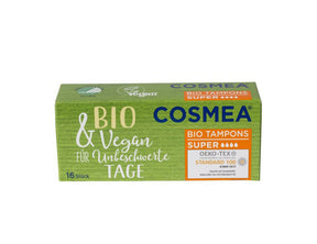 Cosmea økologiske tamponer - super - 16 stk