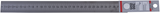 Connex stålmålestang 30cm rustfrit stål - cox700030