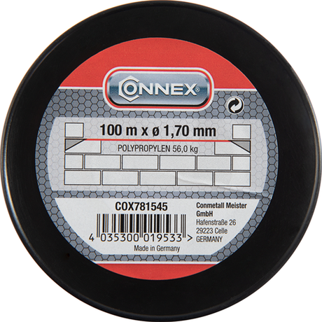 Connex metselkoord pp 1.7mm wi bobijn 100m - cox781545