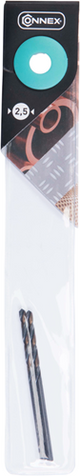Connex centtrix boremaskine 2,5 mm (57 mm) (2s) turq - cox972827