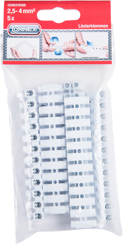 Connex kronekonnektor 12polet 2,5-4mm2 5stk - coxb370300