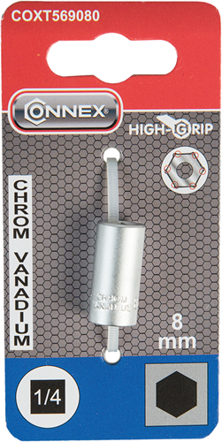 Connex 1 4 topnøgle 8mm - coxt569080