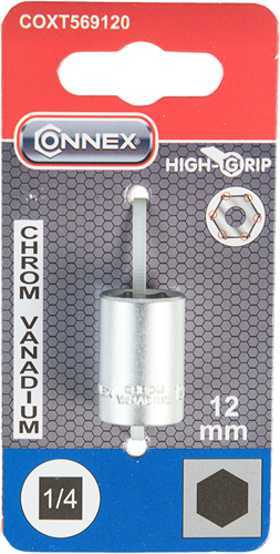 Connex 1 4 topnøgle 12mm - coxt569120