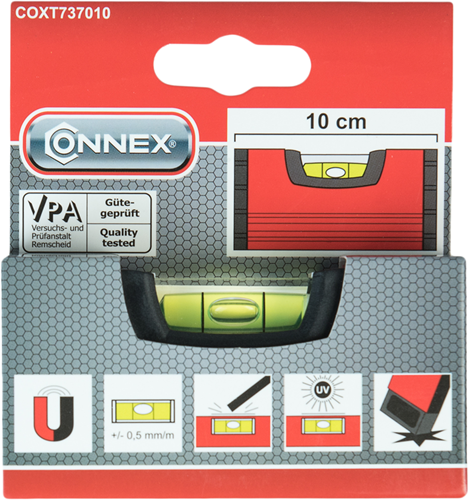 Connex mini vaterpas magnetisk 10cm - coxt737010