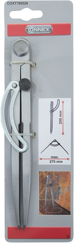 Connex kompas 200 mm afstandsmåler op til 275 mm - coxt780520