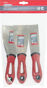 Connex sæt spartel 40 60 80 mm rustfrit stål - coxt880330